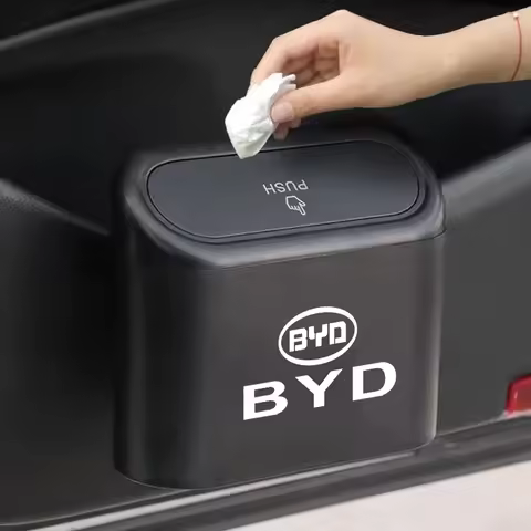 Car Hanging Trash Bin For BYD F3 E6 Yuan Plus Atto F0 G3 I3 Ea1 Song Max Tang Dmi F3 2din 2014 G6 Qi