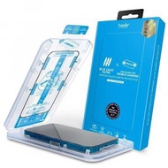 hoda - iPhone 14 Pro/13/13 Pro(6.1")共用 抗藍光滿版玻璃保護貼(附無塵太空艙貼膜神器/自已貼極容易)