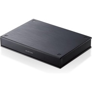 ELECOM Portable HDD Hard Disk 2TB for PC TV Recording USB3.2 (Gen1) Black ELP-PTV020UBK