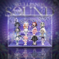 POPMART Skullpanda Sound Series Blind Box Display Case Unmoveable Brand Model Showcase for Collectib