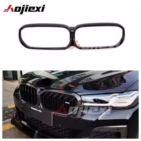 Hight Quality MP Style Dry Carbon Fiber Grill for BMW 5 Series G30 F90 M5 Competition LCI Perfect In