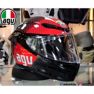 AGV K6 S Fision 2 Black Red Helmet