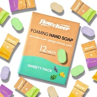 FlowDisringHandSoapTabletsRefill,12Pack(Makes12x9floz),EcoHandSoRefills,Plant-Basables,Plastic,No D8