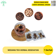 Wedang Teh Bunga Lawang Cengkeh Kapulaga Pekak Ramuan Herbal Kesehatan Ginjal Min Pembelian 10 Pcs