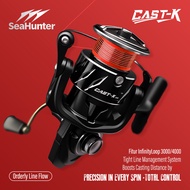 รอกตกปลา  SeaHunter  CAST-K Spinning Reel 145g คาร์บอนไฟเบอร์ 7+1BB Waterproof 5.2:1 ด้ามจับโลหะ