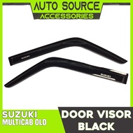 Suzuki Multicab Old Door Visor / Rain Gutter Black (2pc)