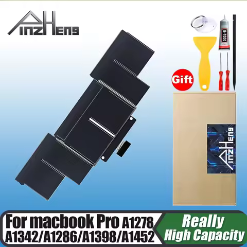 PINZHENG Laptop Battery For Macbook Pro 13'' 15'' A1278 A1342 A1286 A1398 A1452 A1321 A1322 A1331 A1