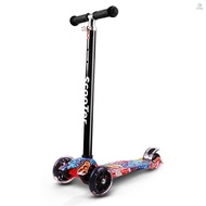 Foldable Scooter for Kids 3 Wheel Scooter with Light Up Wheels Kick Scooter for Toddlers 3-8 Year with Adjustable Height Lightweight Scooter[24][New Arrival]