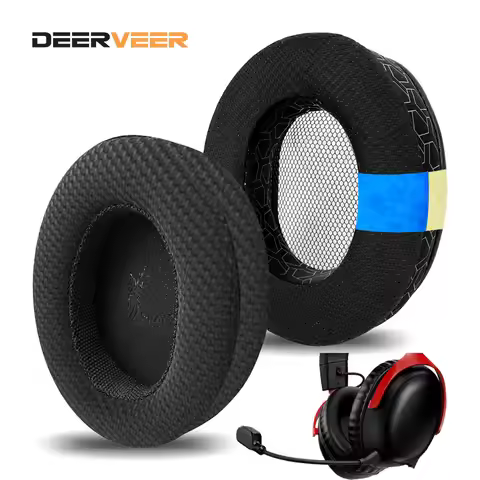 DEERVEER for Hyperx Cloud 3 Headphones Replacement Earpad Ear Pad Cushions