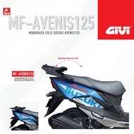 GIVI MONORACK AVENIS 125 MF RACK FOLD RACK LIPAT SUZUKI AVENIS125 RACK GERAK