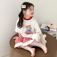 【新品】女童睡衣2025新款儿童卡通家居服套装女宝宝薄款空调服