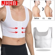 Men Body Shaper Slimming Chest Push Up Corset Compression Waist Trainer Building Sleeveless Vest Correct Posture