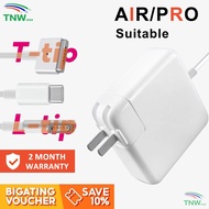 Laptop Charger Air Pro M1 Type-C Adapter 30W 61W 87W Cord Cable Fast Charge TypeC Travel Adaptor Mac