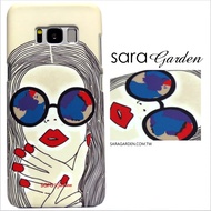 【Sara Garden】客製化 手機殼 ASUS 華碩 Zenfone4 ZE554KL 5.5吋 個性紅唇女孩 手工 保護殼 硬殼