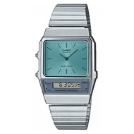 CASIO AQ-800EC-2A Stainless Steel Quartz 50M WR Metal Wrist Digital Unisex Watch