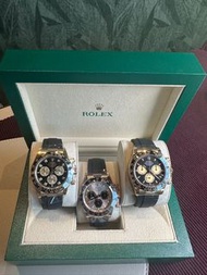 Rolex Daytona勞力士2025年全新地通拿膠帶（黃金yml/玫瑰金/水泥灰錶面）