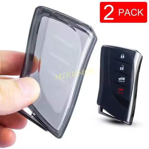For Lexus RX NX ES LS UX TX GX RZ LC LX LM Transparent Car Key Fob Case Cover NX250 NX350 RX350 LS50