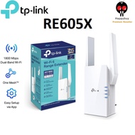 TP-LINK  RE605X AX1800 WI-FI 6 DUAL BAND RANGE EXTENDER WITH TP-LINK TETHER APP & AP MODE