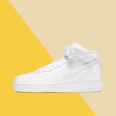 Nike Air Force 1 Mid Unisex Sneakers - Classic Design, Cushioned Ankle Support for Casual Versatile 