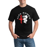 Alfa Romeo Creative Logo Fashionable Plus Size Cotton T Shirt With Unique Design