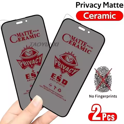 1-2PCS Matte Ceramic Privacy Screen Protector For Redmi Note 15 Pro 14 13 12 11 10 9 8 11A 11S 12S 1