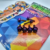 ️HENG 4x16 SCREW BODYBOLTS CLICK/BEAT TITANIUM