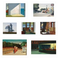 [Habitome] Support Customization 丨 ANNA |Edward Hopper|Edward Hope Collection Poster Living Room Din