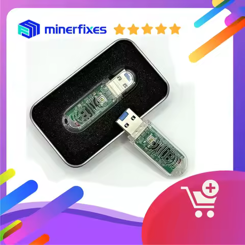 Bitcoin Mining Machine Lucky Miner LV03 USB MINI ASIC Mining 250KH/s Crypto Mining Solo Miner Silent