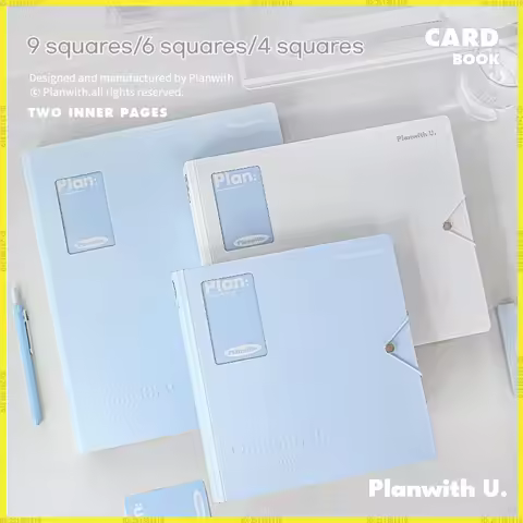 A5/ A4 Photocard Binder Kpop Loose Leaf 3inch 4/ 6 /9grid Photocards Holder Book With Elastic Strap 