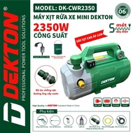 Máy Xịt Rửa Xe Dekton DK-CWR2350 Phiên Bản Nâng Cấp | Máy Xịt Rửa Dekton Áp Lực Cao 150bar Chuyên Ng