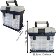 Four-Layer Lure Fishing Box Tool Storage Box Box Fishing Box Fishing Gear Box Lure Fishing Box Suitc