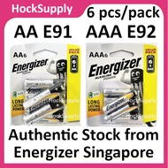 Energizer AA / AAA Alkaline Power Battery 1.5V LR6 / LR03 (6pcs/pack)