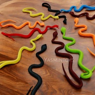 Rubber snake and snake toy, prank toy