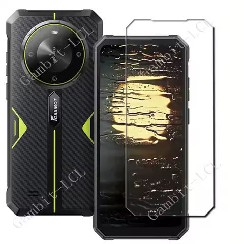 2PCS HD FOR FOSSiBOT F105 6.75" Tempered Glass Protective Cover ON FOSSiBOTF105 Screen Protector Tra