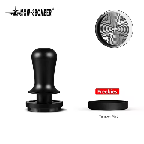 MHW-3BOMBER Coffee Tamper 51/53.35/58.5mm 30lb Constant Pressure Espresso Tamper 3-Spring Coffee Lev