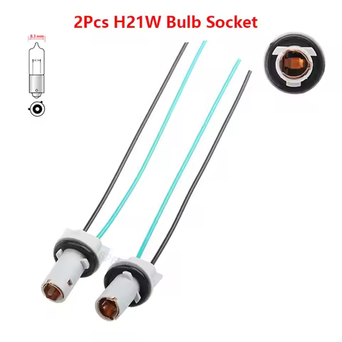 2x For Buick Regal VW Golf 7 Car Light H21W BAY9S Bulb Lamp Holder Socket Accessories