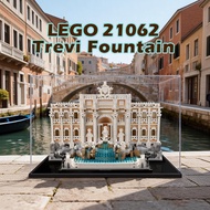 Storage Organizer Kotak Akrilik Transparent Display Box untuk LEGO 21062 Trevi Fountain Handicraft 手