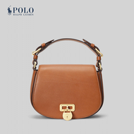 Polo Ralph Lauren กระเป๋าผู้หญิง Leather Medium Tanner Crossbody Bag รุ่น WALRBAG03520216 สีน้ำตาล