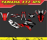 Yamaha xtz 125 full body decals