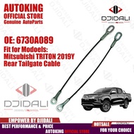 Pair Mitsubishi L200 TRITON 2019 Tailgate Cable 6730A089 16inch 400mm Rear Hood Release Strap Cable
