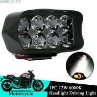 [ANGELA]Motorcycle Headlight Motorcycle 12~85V DC Reflector 1200LM Replacement