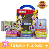 Disney Junior Mickey Mouse Clubhouse - My First Library Board Book Block 12 Book Set - PI Kids Board