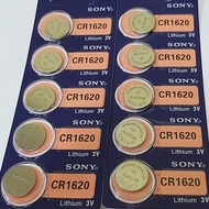 [sony]CR1620 Button Cell Battery For Watch Car Remote Key game ECR1620 GPCR1620 3v Lithium Battery(1
