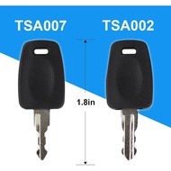 2PCS TSA007 Key Luggage Key and TSA002 Key For Luggage Suitcase Customs TSA Lock TSA009