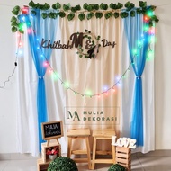 Wedding Proposal Backdrop Decoration Aqiqah Circumcision Background Engagement Backdrop Wedding Cere