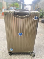 鋁合金行李箱 26吋 啞金色高64寬41深24