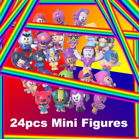 NEW Fashion Cartoon Dolls Original Model Mini Anime Figures Brawl-Stars Decoration Star-Player Colle