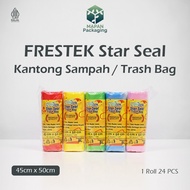 Frestek Trash Bag Star Seal Roll Plastic Trash Bag 45 x 50 cm
