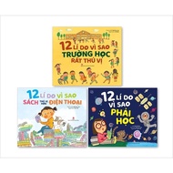 Book 12 reasons why...- set of 3 books with odd codes (for children 6-11 years old) Kim Dong