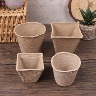 Hanprospree&gt; 10Pcs Biodegradable Plant Paper Pot Starters Nursery Cup Grow Bags For ling Home Gardening Tools well